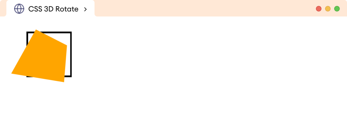 CSS 3D Transform Rotate Example CSS 3D Transform Rotate Example