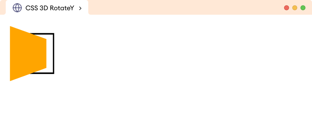 CSS 3D Transform RotateY Example CSS 3D Transform RotateY Example