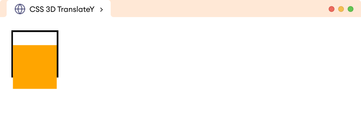 CSS 3D Transform TranslateY Example CSS 3D