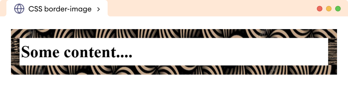CSS Border Image Example CSS Border Image Example