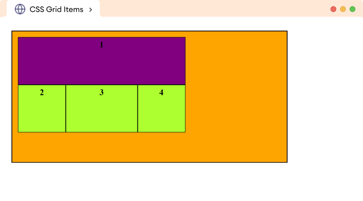 CSS Grid Span Keyword Example CSS Grid Span Keyword Example
