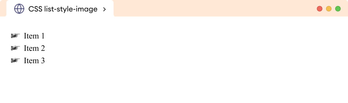 CSS List Style Image Example CSS List Style Image Example