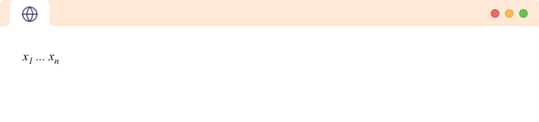 HTML Subscript text for mathematics Mathematic formula written in subscript