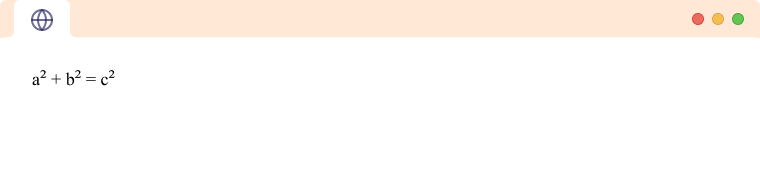 HTML Superscript text for exponents Exponents written in superscript