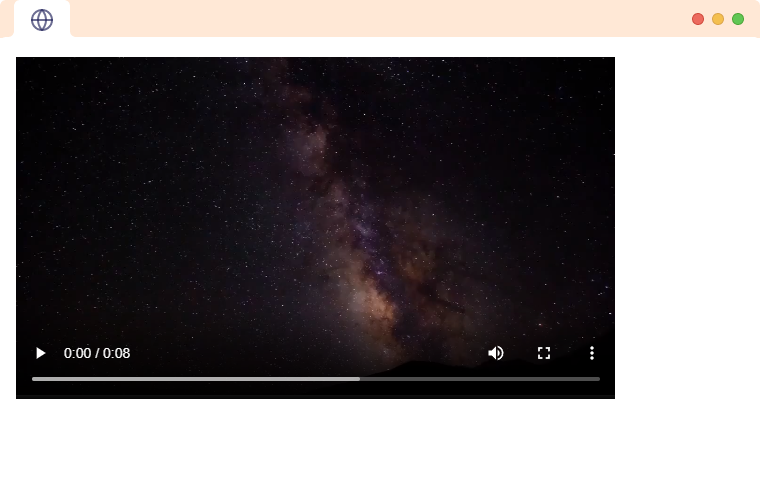HTML Video Height and Width example HTML Video Height and Width example