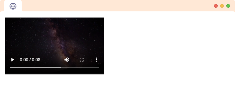 HTML Video loop example Sample Video