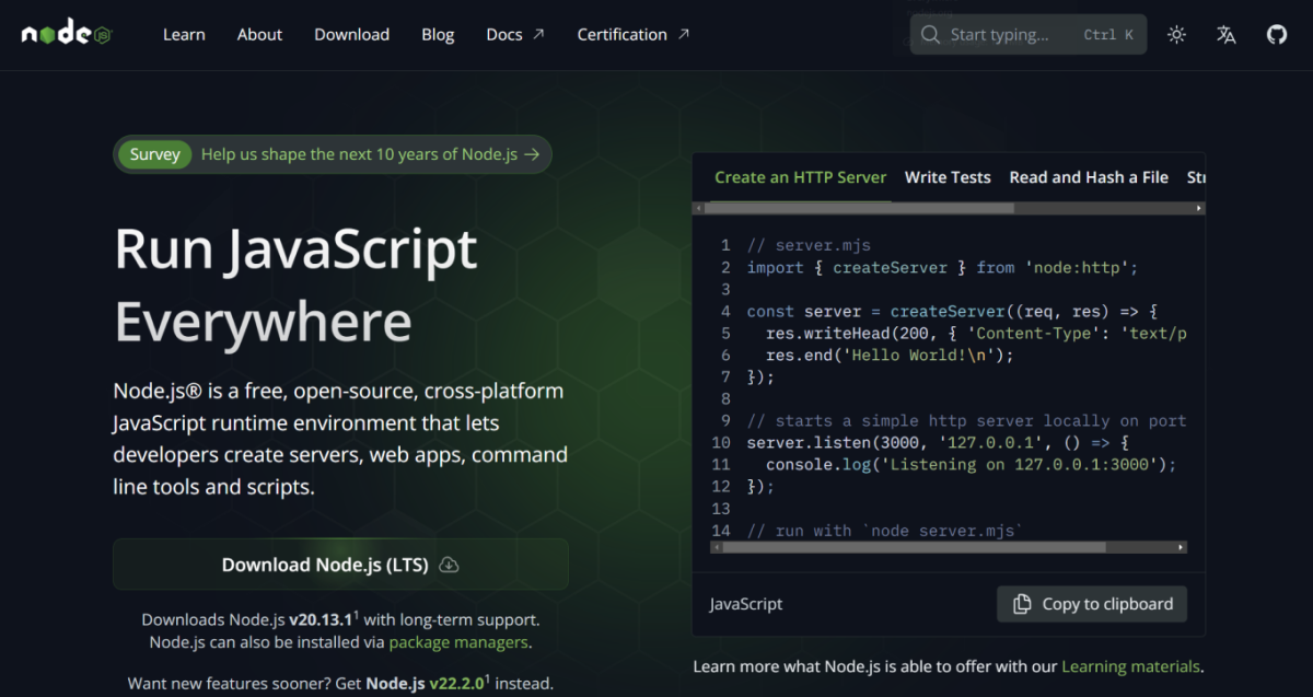 JavaScript Download Page JavaScript Download Page