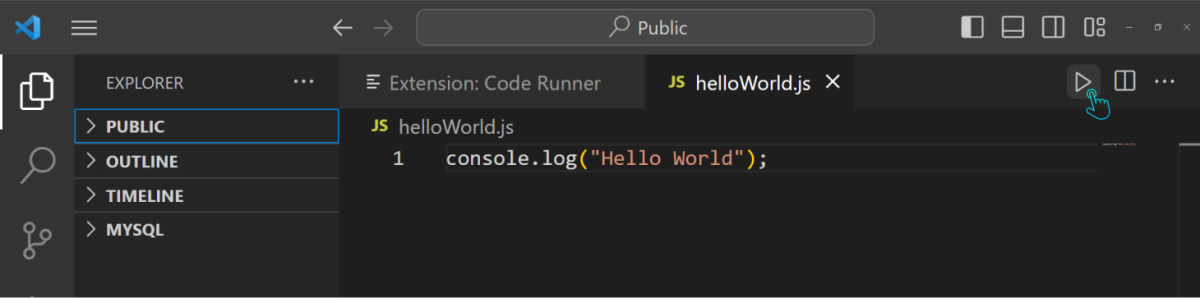 JavaScript Run Program JavaScript Run Program